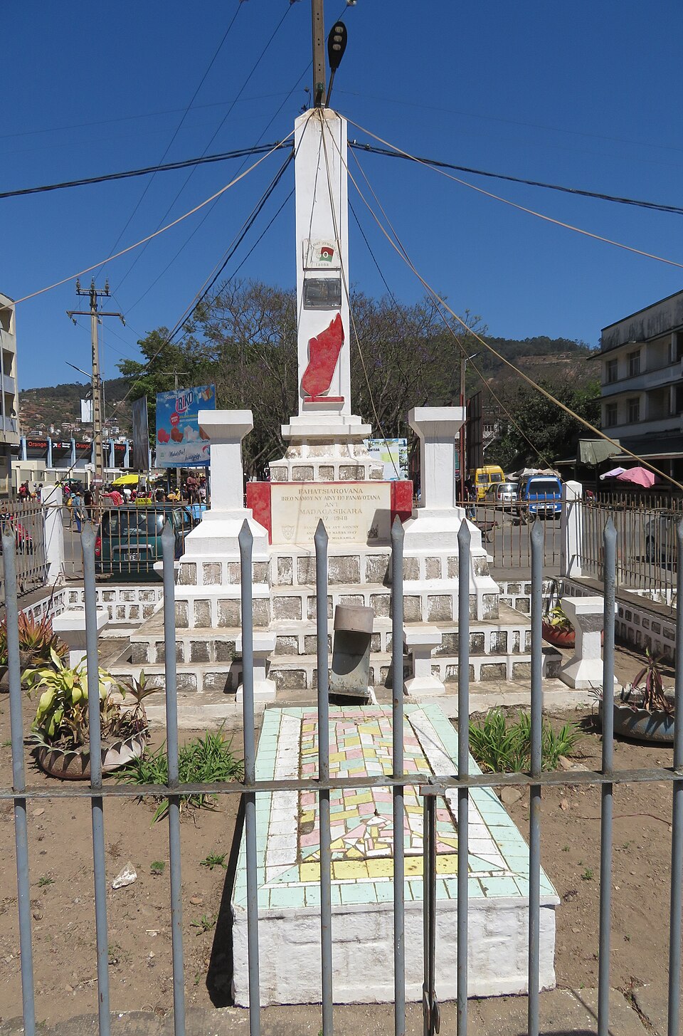 Denkmal in Fianarantsoa