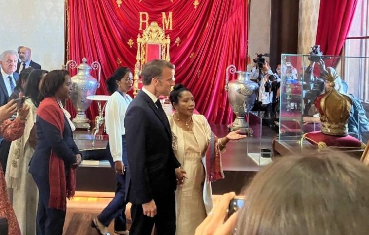 April 2025: Präsident Macron in Madagaskar