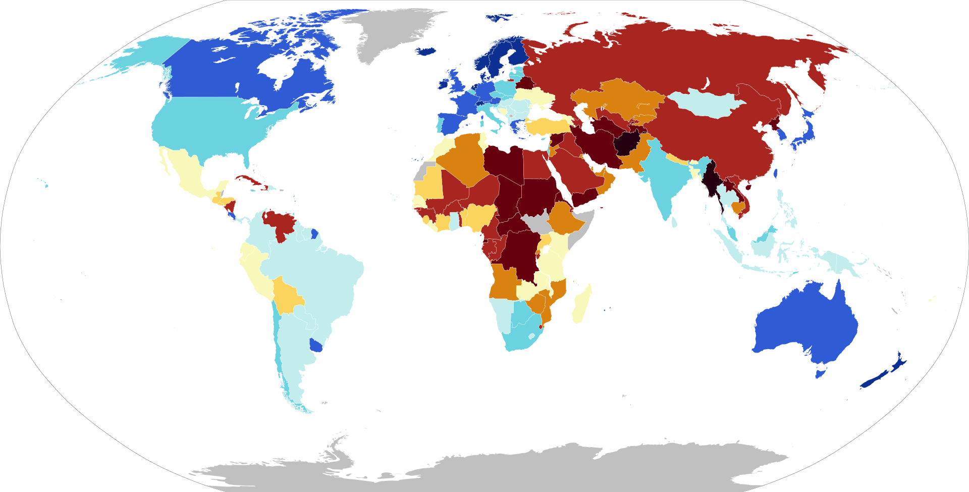 Economist_Intelligence_Unit_Democracy_Index_2023.svg (c) Von Wikipedia - eiu.com and powergame.gr, CC BY-SA 4.0, https://commons.wikimedia.org/w/index.php?curid=145379887