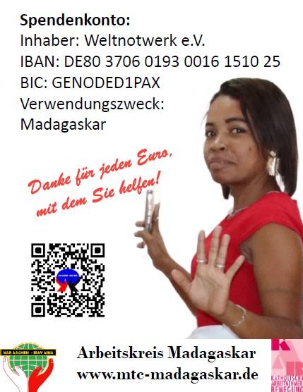 Unser Spendenflyer (c) AK Madagaskar