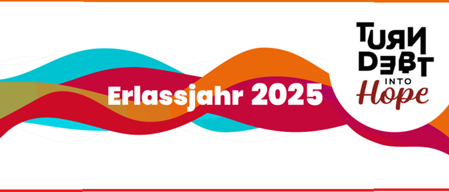 Wir sind Mitglied der Kampagne Erlassjahr 2025