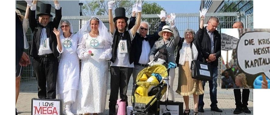 Unsere Kampagnen: Protest gegen die Hochzeit von Bayer und Monsanto