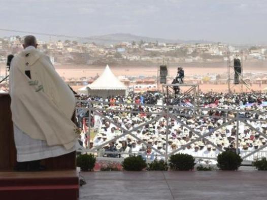 Der Papst in Akamasoa (c) vaticannews